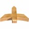 Ekena Millwork Bellingham Rough Sawn Timber Gable Bracket, Western Red Cedar, 36"W x 24"H x 6"D x 6"F, 16/12 Pitch GBW036X24X0606BEL00RWR - alternate 2